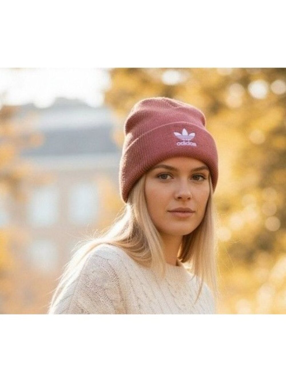 adidas Originals Trefoil Magic Earth Red Beanie